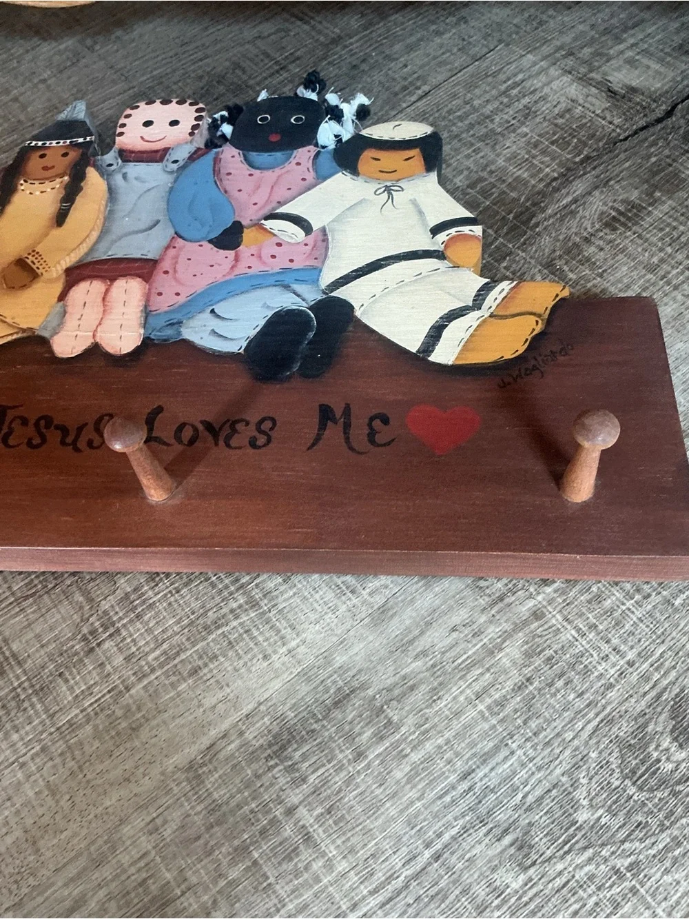 Handmade decorative wooden